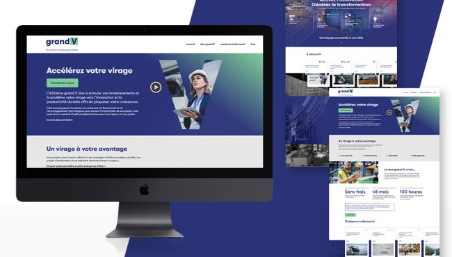 Site web Grand V Investissement Québec