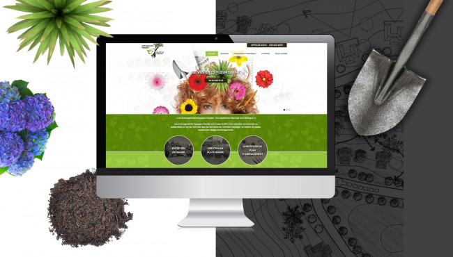 Thrace a le pouce vert avec les Am&eacute;nagements Paysagers Cloutier