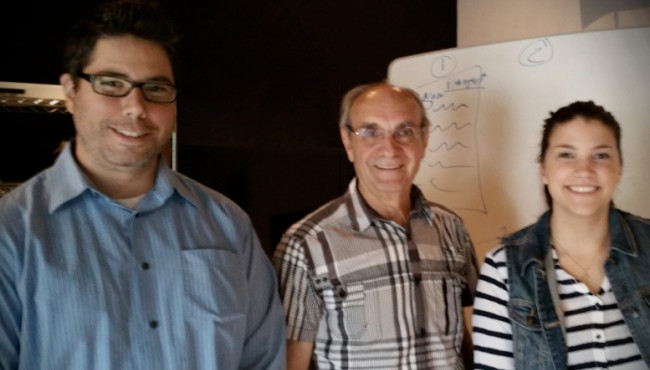 Patrick, Caroline et une mini-formation!