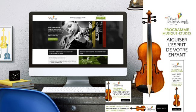 Une campagne num&eacute;rique pour l&rsquo;&eacute;cole Saint-Joseph