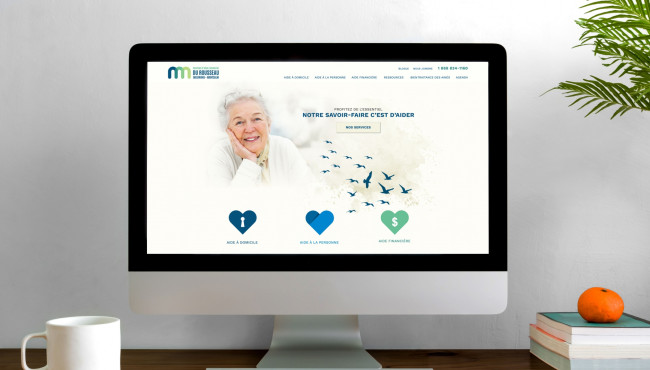 Une conception web sur mesure pour les Services d&rsquo;aide &agrave; domicile du Rousseau