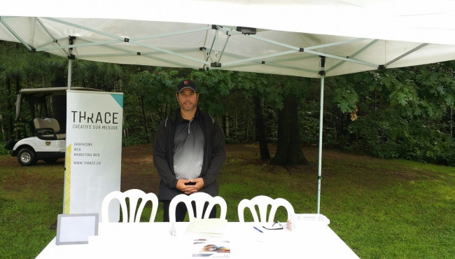 Thrace au tournoi de Cyclo-Golf de l'ACRGTQ