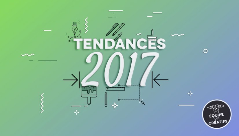 Les tendances 2017 dans le graphisme imprimé