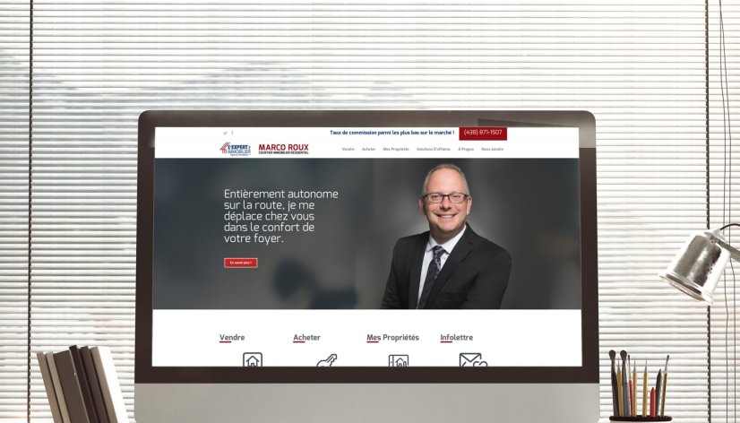 Le site d'un courtier en immobilier! 