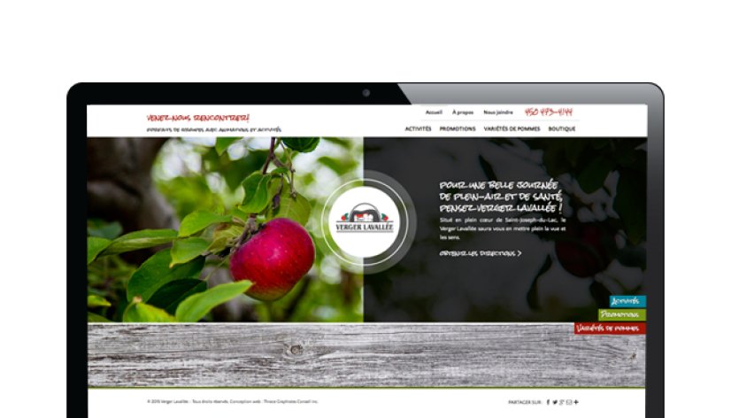Verger Lavallée; rédaction et site Internet