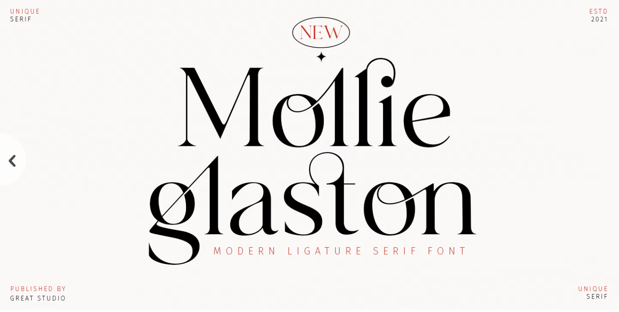 Font Mollie Glaston